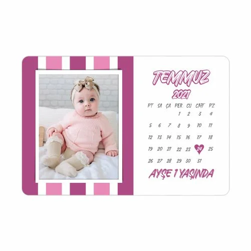 Takvim Tasarımlı Doğum Günü Magnet